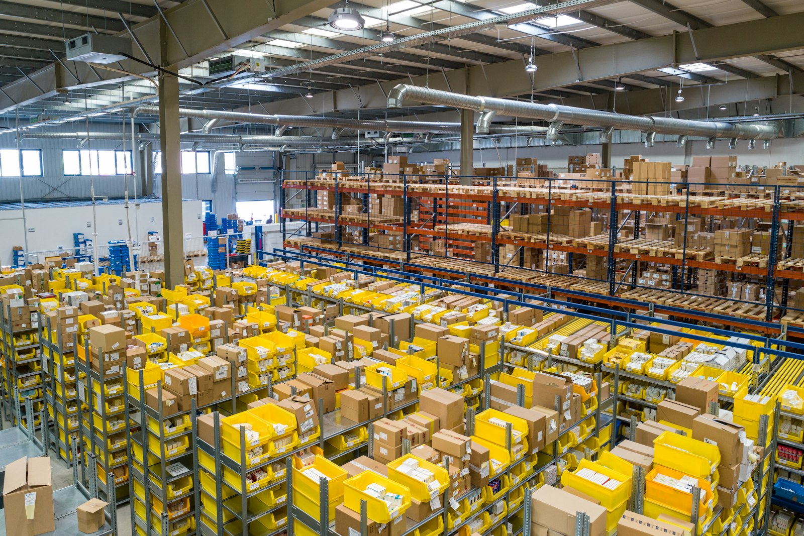 Distribution trucks